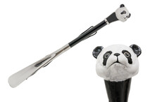 PANDA SILVER – Încălțător argintiu cu detalii negre, cap de panda | Pasotti
