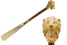 LION GOLD – Încălțător auriu cu detalii maro | Pasotti