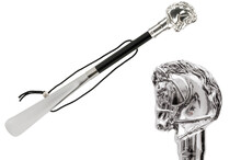 SILVER HORSE – Încălțător argintiu de lux | Pasotti