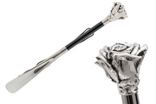 SILVER ROSE – Încălțător negru cu detalii argintii | Pasotti