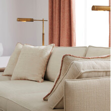 SOLO – Țesătură texturată cu aspect de in pentru tapițerie și draperii