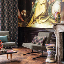 BRAVE HEART – Catifea imprimată în carouri cu efect tridimensional