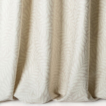 FOUGÈRE – țesătură din lână naturală cu motiv vegetal în relief