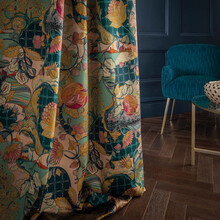 HARTFIELD – Catifea de lux din vâscoză și bumbac, floral romantic