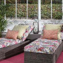 ZEBRINA – Țesătură de tapițerie outdoor cu flori tropicale