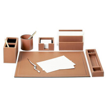 PHIL BROWN - Accesorii pentru birou din piele naturala