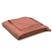 AMANDA Teracotta - Pled elegant din lână de alpaca hipoalergenică | Nobilis