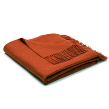 AMANDA Roșu – Pled elegant din lână de alpaca hipoalergenică | Nobilis