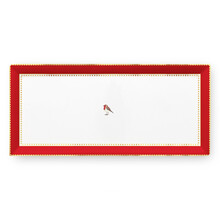Set 2 platouri dreptunghiulare Love Birds Red