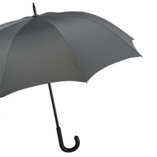 MINI CHEVRON – Umbrelă bărbați cu model chevron și mâner din piele