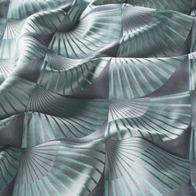 OTARU – Țesătură jacquard Art Deco ton sur ton pentru draperii, JAB Anstoetz