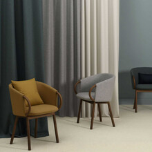 TAIGA – Țesătură din lână pentru draperii și tapițerie Lelièvre Paris