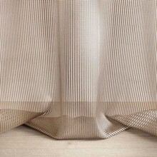 ANTI HEAT III - Țesătură Cu Protecție Solară Avansată Și Textură De Plasă Cu Dungi Fine