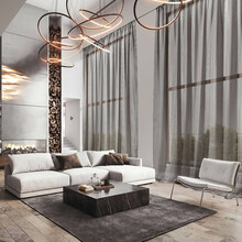 ANTI HEAT II - Țesătură Cu Protecție Solară Avansată Și Design Elegant Cu Dungi Fine