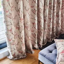 HAOKAN – Draperie jacquard cu flori de cireș japonez