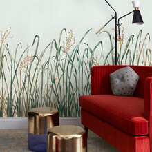 HORS CHAMPS - Tapet panoramic  cu ierburi salbatice