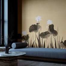 TAPET PANORAMIC NAÏADES – Nuferi în Stil Monet