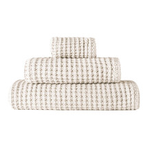 AURA Natural - Set de prosoape gofrate premium din bumbac 100%