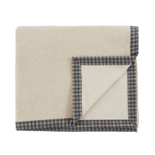 COURMAYEUR 220x250 - Pătură bej din cașmir și lână merinos