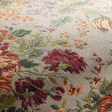 SONCINO– țesătură tip goblen cu flori delicate pentru tapițerie