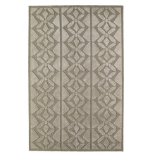 KADYE - Covor bej din lână și in, eleganță naturală, țesut manual