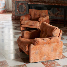 ALHAMBRA – Țesătură premium Nobilis din catifea chenille cu motiv rodie