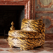 VELOUR TIGER – Tapițerie luxoasă cu design animal print de tigru