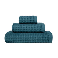 FAVO Deep Baltic - Set de 3 prosoape din bumbac premium 100%