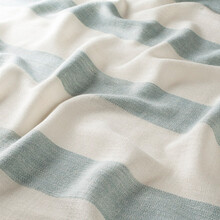 SECRET SMILE - Draperie cu dungi verticale și textură ca de in