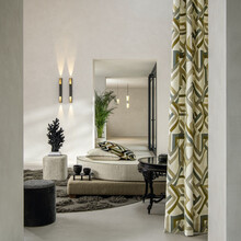 EDGE OF HEAVEN – Draperie brodată cu motive geometrice