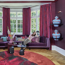 NOBLE – Draperie jacquard brodată, cu design ornamental sofisticat