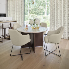 WINTER BLOSSOM – Perdea Rafinată Din Bumbac Și Poliester Cu Broderie Elegantă