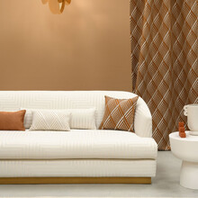 HERA - țesătură de tapițerie și draperie cu motive geometrice mari