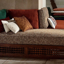 CONGA – țesătură de tapițerie din bumbac și fibre sintetice, cu efect pepit: