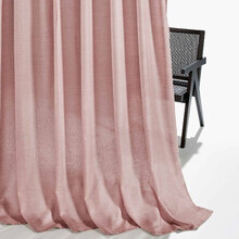 FINOLINO - Perdea Uni Din In, Lyocell Și Fibre Sintetice În Tonuri Pastelate