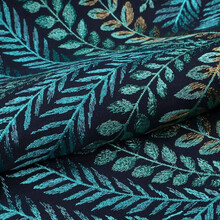 SOTHERTON – Țesătură din in brodată, cu motive vegetale simetrice