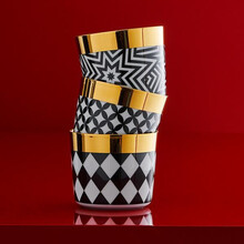 SIP OF GOLD BLACK & WHITE - Pahare de sampanie