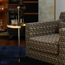 KIOSQUE – Țesătură jacquard geometrică, mat și strălucitor