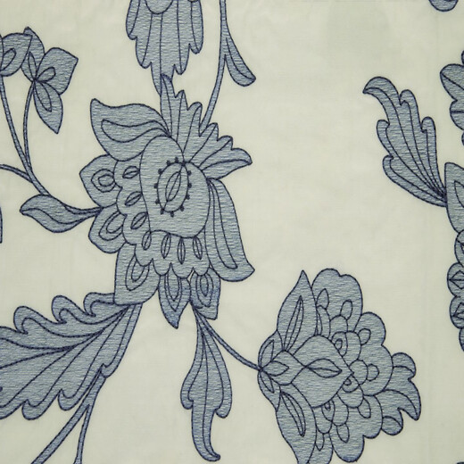 LEORA – Țesătură Brodată Cu Flori, Inspirată Din Arta Textilă Persană