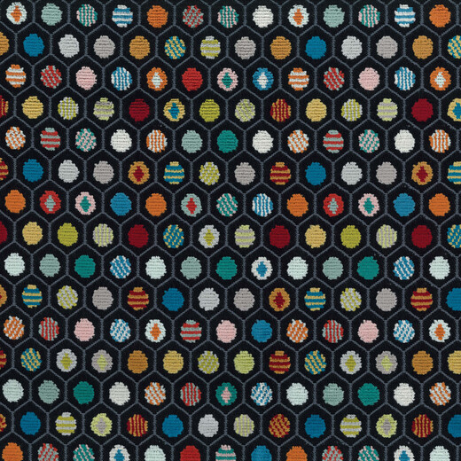 PELAGNI – Catifea decupată Osborne & Little cu model geometric multicolor