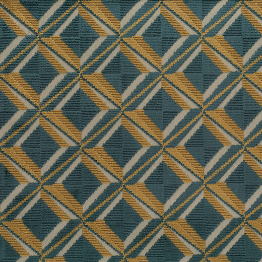 AMELIA – Țesătură catifea decupată cu model geometric pe fundal satinat