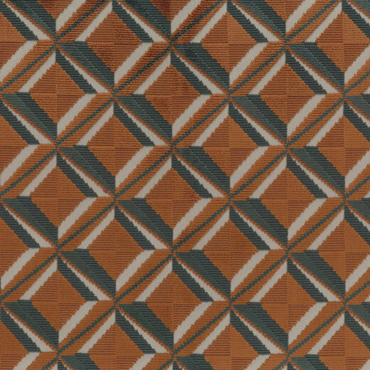 AMELIA – Țesătură catifea decupată cu model geometric pe fundal satinat