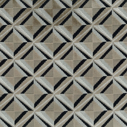 AMELIA – Țesătură catifea decupată cu model geometric pe fundal satinat