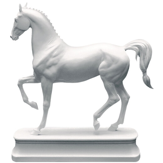 Statueta din portelan reprezentand un cal LIPIZZAN WHITE mare - editie limitata
