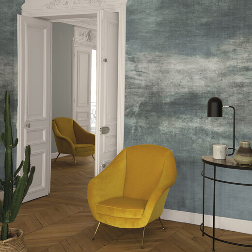 CIELO – Tapet Panoramic Abstract cu Patină Picturală pe Suport Non-Woven