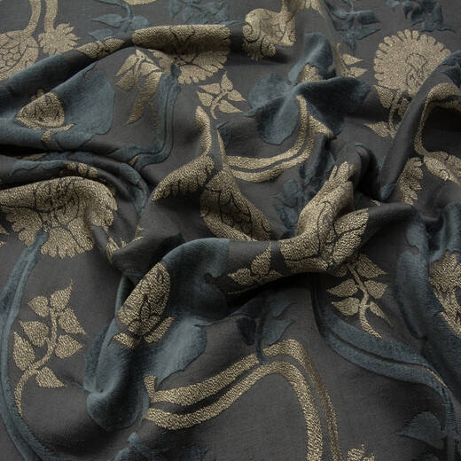 VENEZIA – țesătură jacquard chenille cu model vegetal venețian