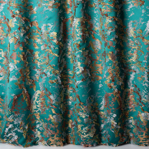 LELIO – Jacquard de satin multicolor cu efect lansé-découpé, Nobilis Paris