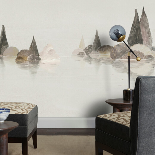 LES BORDS DES MARNE - Tapet panoramic cu peisaj liniștit pe malurile Marnei