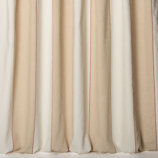 RAYURE MASSALIA – Draperie din in și bumbac cu dungi verticale late