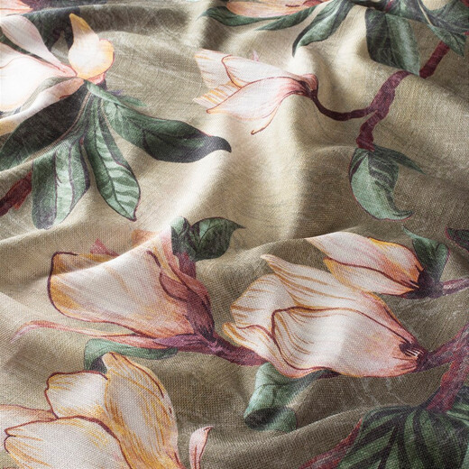 TIMELESS BEAUTY - țesătură imprimată cu magnolii spectaculoase